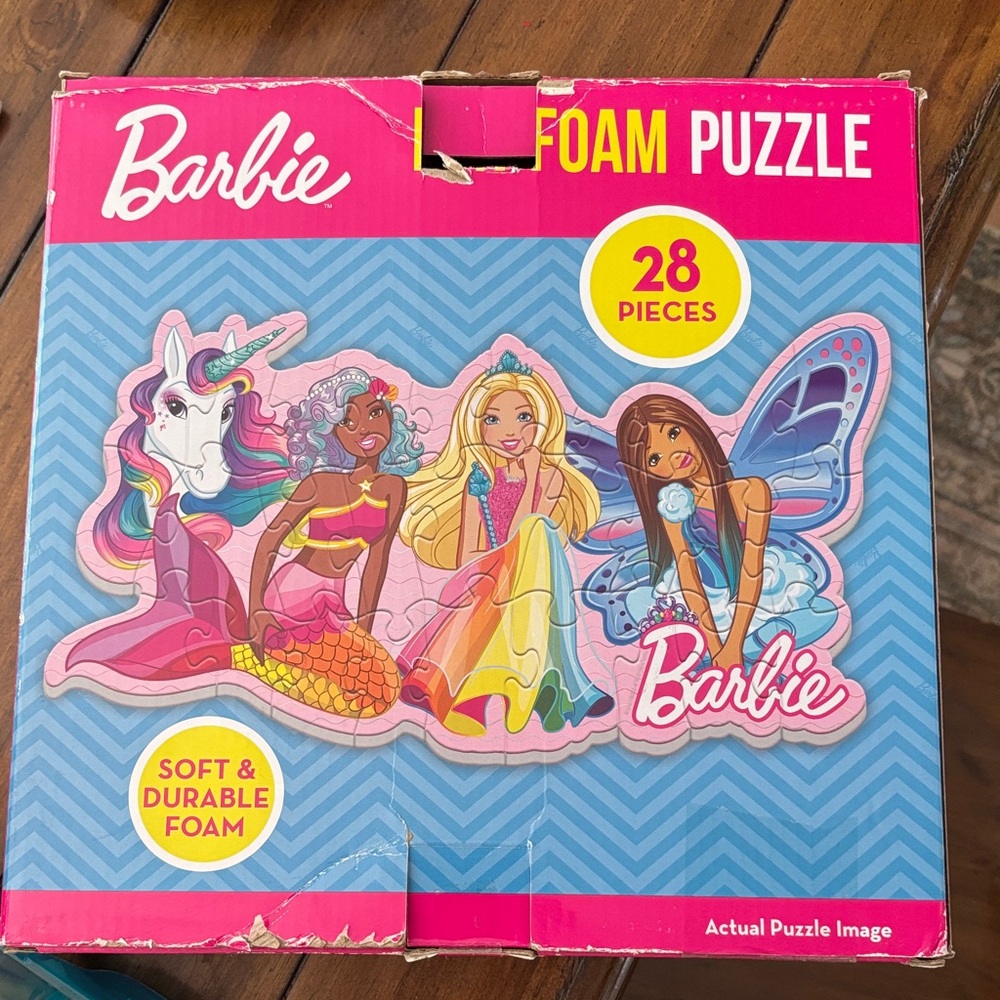 Barbie Colorful Fun Foam Puzzle - 28 Pieces - Picture 2 of 4